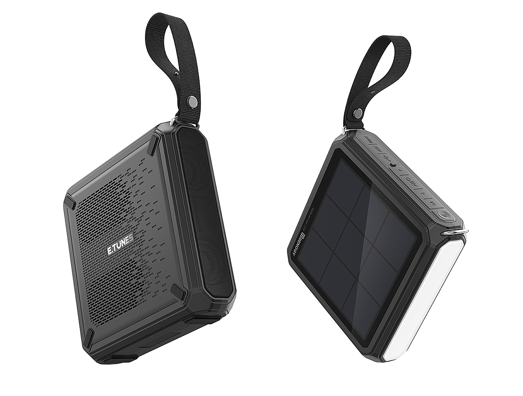 outdoors，music，charge，loudspeaker box，Speaker design，industrial design，Five stone design，